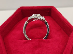 1930s Vintage 2.20 Ct White Round Diamond Engagement Ring In 925 Sterling Silver - STARJEWEL999