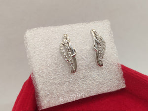 Stud Earrings In 925 Sterling Silver