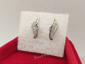 Stud Earrings In 925 Sterling Silver